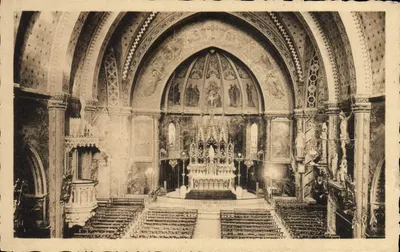 Cazouls-les-Béziers — Interior da igreja — Les Cartes A.P.A. - POUX