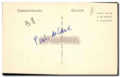 Env. de Grenoble — Les Ponts de Claix et le Col de l'Arc — LL. — Verso