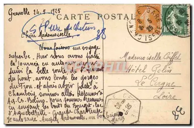 Le Grand Logis — Strada della Grande-Chartreuse — CI. A. V. 73 DAUPHINÉ — Verso