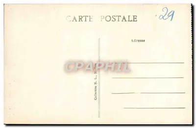 St-Thégonnec (Finistère) — Chaire à prêcher de l'église — éditeur non identifié, n° de série 17 — Verso