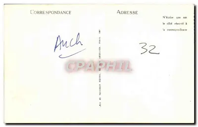 Auch — A Basílica e a Torre d'Armagnac — LL — Verso