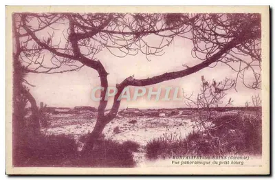 मॉंटलिवेट-लेस-बैंस (जिरॉन्ड) — मॉंटलिवेट-लेस-बैंस के छोटे गांव का पैनोरमा — जी. आर्टॉ, नांत्स