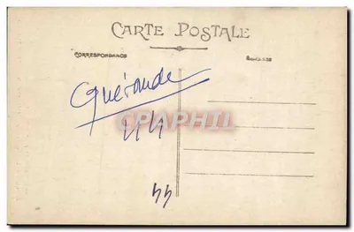 Interior da Colegiada de São Aubin — Guérande (Loire-Inf.) — Coleção F. Chapeau, Nantes - 2º milênio — Verso