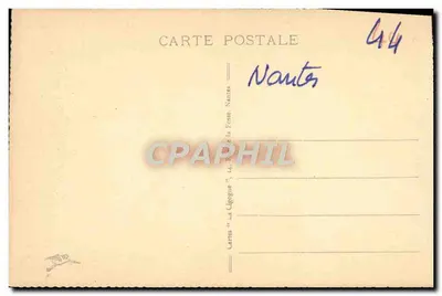 NANTES - Ponte da Belle-Croix — editor La Lipigone, n° 64 — Verso