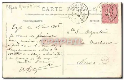 Wioska Eze — Trasa Corniche (Alpes-Maritimes) — Wydawnictwo Gilletta, Nice, nr 1020 — Rewers