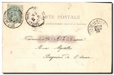CERNAY - As Cataratas — A. Bouthon, imp.-edit. Versailles — Verso