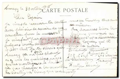 Annecy — Port i Zamek — A. Gardet — Rewers