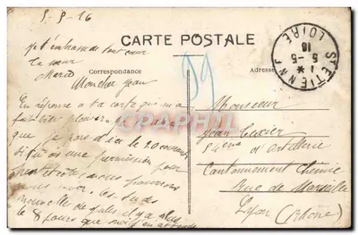 SAINT-ÉTIENNE — algemene uitzicht van de centrale deel — C. L. n°161 — Achterkant