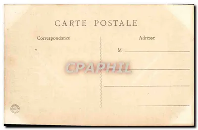 A Côte-Saint-André (Isère) — O Seminário, Cour d'honneur — B.F., PARIS, n°34 — Verso