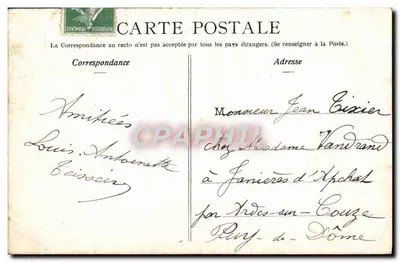 Paris. O Bois de Vincennes, Lago Daumesnil e Belvédère — Edição E. L. — Verso