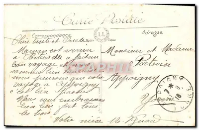 Poitiers — The Prefecture — LL, n°124 — Back