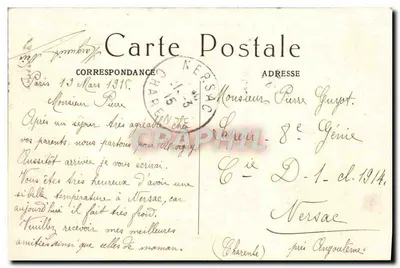 PARIS — The Arc de Triomphe du Carrousel — M. J. — n° 665 — Back