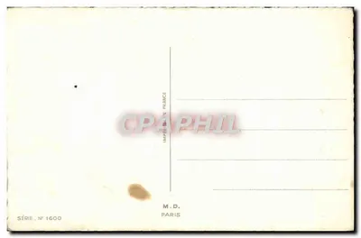 Zamieczony wioska — scenka zimowa z kościołem i domem — B.O. (B. O.) — Rewers
