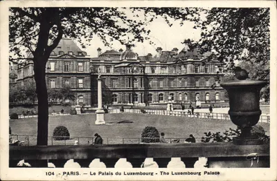PARIS — O Palácio do Luxemburgo — The Luxembourg Palace — n° 104