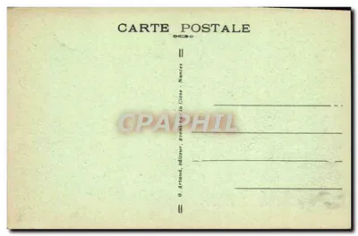 Belle-Île-en-Mer — A Costa Selvagem — G. Arraud, editor, Nantes — Verso
