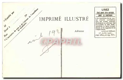 Sainte-Adresse — Widok ogółem — G. Forestier, Le Havre — Rewers