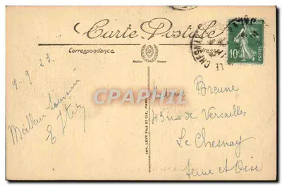 Lisieux — Katedra i Plac Thiers — LL — Rewers
