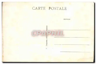 Le Croisic (Loire-Inf.) — Widok z plaży, ok. 1850 — F. Chapeau, Nantes, nr 302 — Rewers