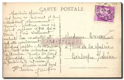 Saint-Valery-en-Caux - La Chapelle — editore Cartes "La Cigogne" n°19 — Verso