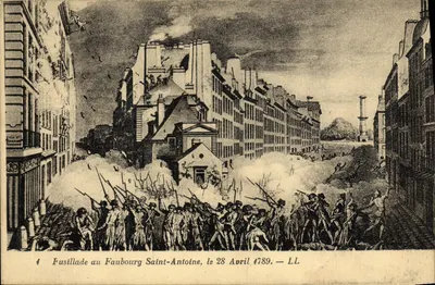 Tiroteio no Faubourg Saint-Antoine, 28 de Abril de 1789 — LL