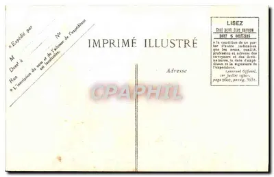 Le Havre — Die Klippe in Richtung Leuchttürme — G. Forestier, Le Havre — Rückseite