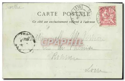 SARTHE i MANS — Widok z Quai de l'Amiral Lalande — Zbiory ND. Fot. — Rewers
