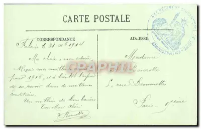 Falaise — Porte des Cordeliers — LL. — n°27 — Reverso
