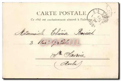 O Ponte St. Esprit e o Réduit — Bayonne — A. Villatte, Tarbes 10673,72 — Verso