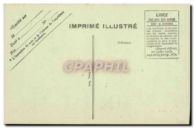 Sainte-Adresse — Panorama — G. F., Le Havre, n° 58 — Verso