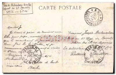 Marseille - Zamek Pharo - Wyższa Szkoła Medycyny (dawniej Zamek Cesarski) - E.L. — Rewers