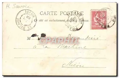 Val do Fier — paisagem de falésias — Piller, fot. d'Ally, Annecy, n°88 — Verso