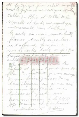 Alf — widok panoramiczny wsi i rzeki — wydawca nieznany — Rewers