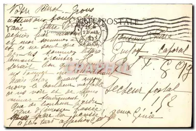 Paryż — Kościół Saint-Sulpice — Stara pocztówka n°4598 — Rewers