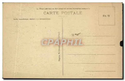 Bourbon-l'Archambault — Widok ogólny — Idéal, nr 2061 — Rewers