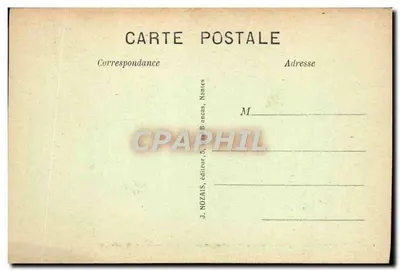 Les Sables-d'Olonne — Podczas sztormu — Z bezpiecznego miejsca — J. Nozaïs, wydawca, Nantes — Rewers