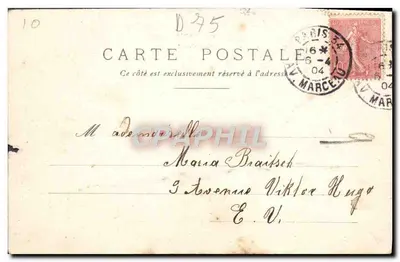 Parijs — Pont-Neuf — onbekende uitgever, n° 16 — Achterkant