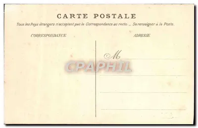 Cruce de la Croix de Franchard — Bosque de Fontainebleau — Editor no identificado, n° 404 — Reverso