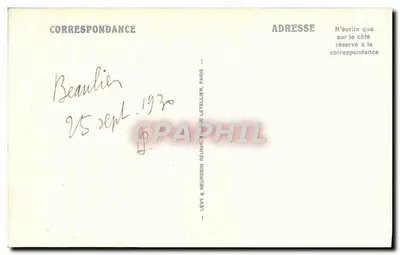Beaulieu — Ogólny widok — LL n°37 — Rewers
