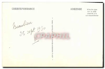 Beaulieu — Bulwar Gordon Bennett w Małej Afryce — LL — Rewers