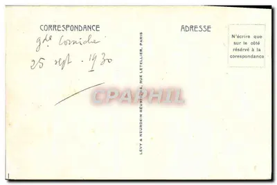 EZE. Panorama i Kap Ferrat. Widok z Wielkiej Corniche — LL — Rewers