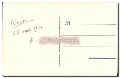 Nice — Ogólny widok z Mont Boron — RM. — 76 — Rewers
