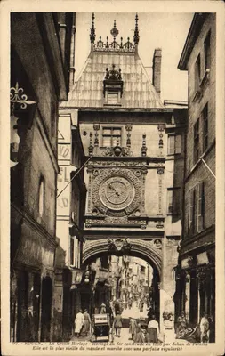 Rouen - La Grosse Horloge - Horloge en fer construite en 1885 par Jehan de Felains