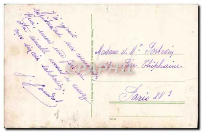 Mülhausen i.E. - Plaza del Ayuntamiento — mercado animado — editor Dahl Hartmann, n° 29744 — Reverso