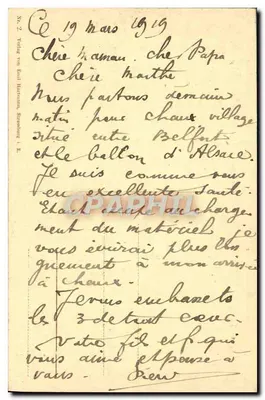 Mülhausen i. Els. — Ogólny widok — Verlag von Emil Hirtmann, Straßburg — Rewers