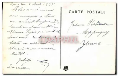 Bourbon-l'Archambault — Intérieur du Château - La Salle — éditeur inconnu, n° 21 — Rewers