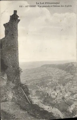 Autoire - Vista geral e Castelo dos Ingleses — Le Lot Pittoresque, n°132