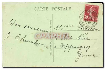 Spadzista Queureilh — Obrzeża Mont-Loire i La Bourboule — Wydawnictwo 'Idéal' nr 3122 — Rewers