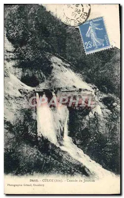Culoz (Ain) — Cachoeira do Jourdan — Fotografia Grimal, Chambéry