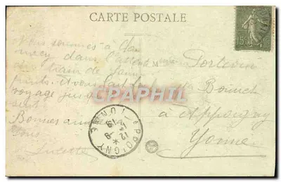 Clamecy — Chiesa di San Martino (XIV e XV secolo) — E. Fouliet, libraio, Clamecy — Verso