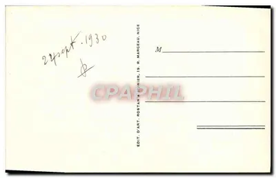 Widok na Pic d'Aurèle i Cap Roux — RM — Wydawca Rostan, Nice, nr 610 — Rewers